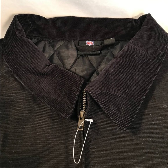 NWOT Men’s NFL Jacksonville Jaguars Small Logo Full Zip Tradesman Work Jacket XL - Picture 3 of 11